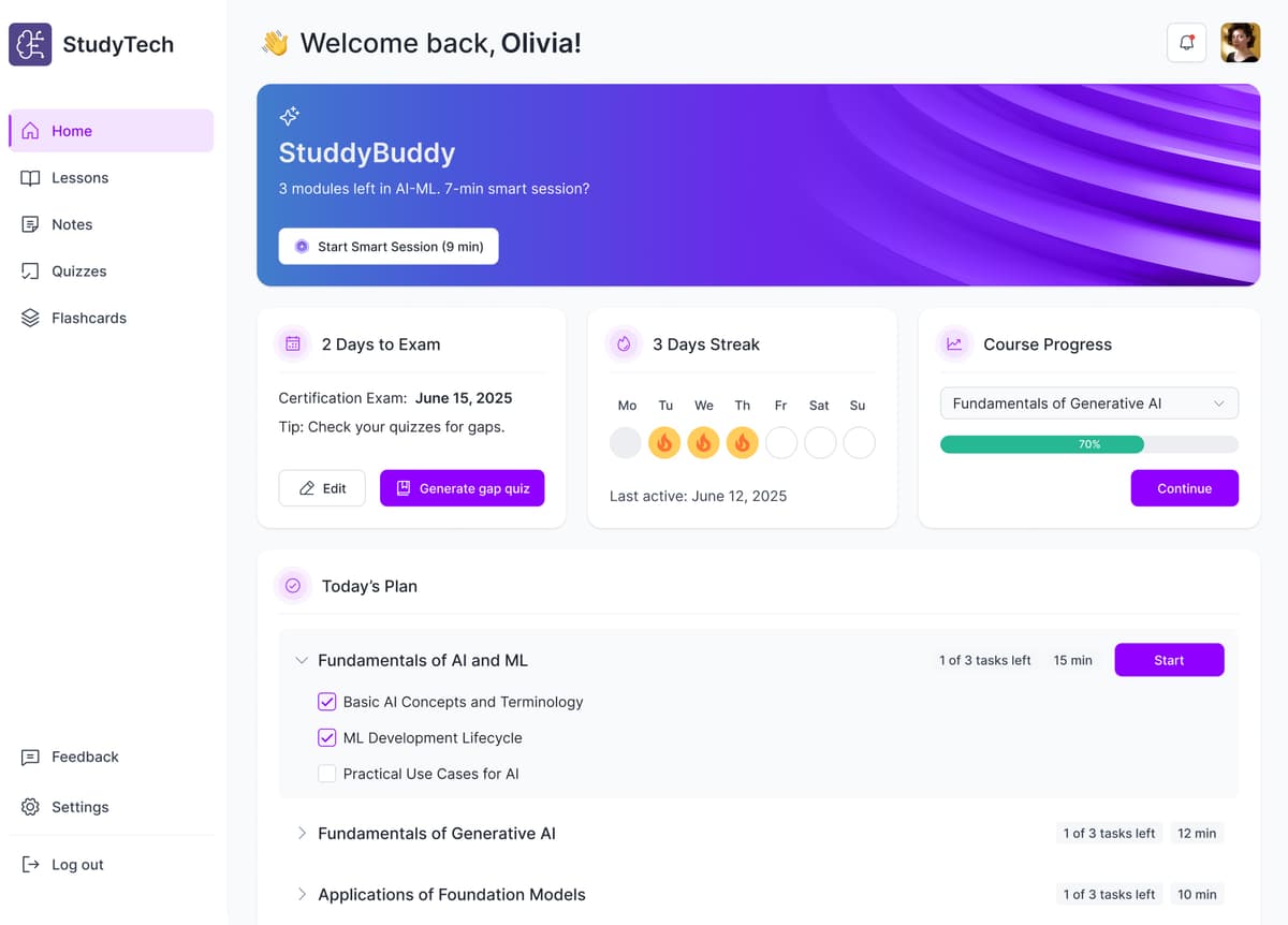 Real-Time Progress Tracking