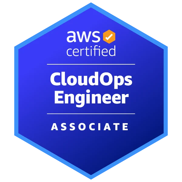 AWS Cloud Operations Engineer Associate badge