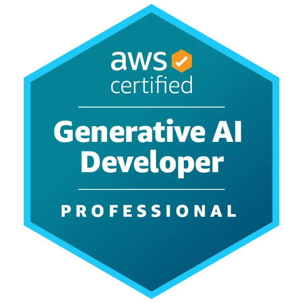 AWS Generative AI Developer Professional badge
